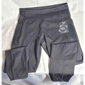 BSP Active Better Sport Performance 7/8 Leggings w/ Media Pockets - Black - Med